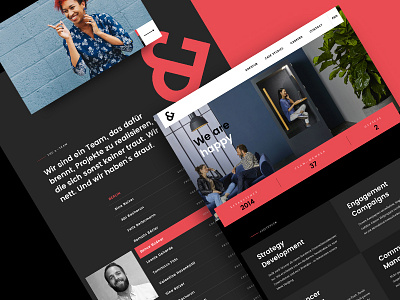 we are happy about us design identity interface portfolio typography ui ux webdeisgn