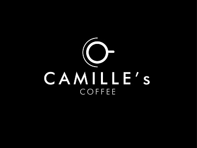 camillie s coffee design flat graphic design illustration illustrator logo photoshop
