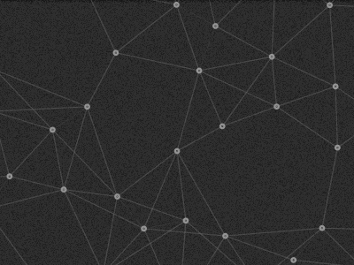 Connect the dots generative graph monochrome nodes processing random