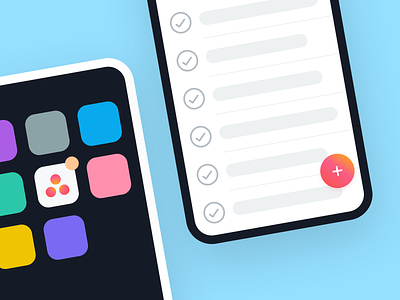 Asana mobile onboarding email abstraction app asana email illustration marketing mobile onboarding ui