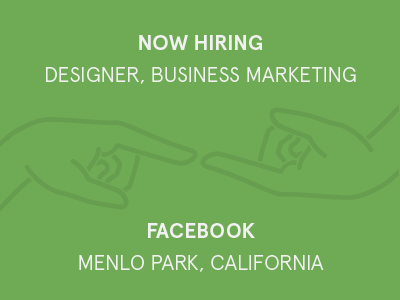 Seriously, come work with me. facebook hiring