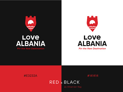 Love Albania Identity blerus brand branding concept design identity identity branding illustrator logo logoconcept logotype logtype