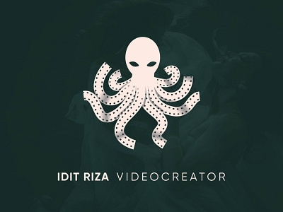 Idit Riza Viedocreator blerus brand identity character concept dribbble film illustrator logo logodesign movie octopus octopus logo sport underwater video