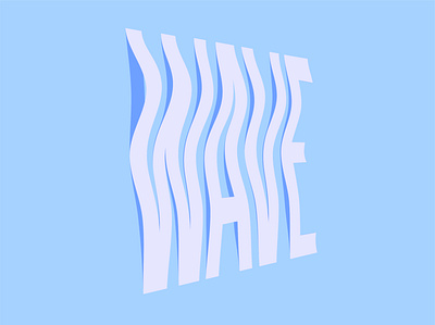 light wave animated blerus dribbble gradient illustrator light logo logotype minimal ocean typography watercolor wave