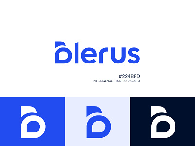 blerus logo application blerus brand concept dribbble fashion identity identity design illustration logo logodesign logotype symbol thinking visual