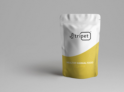 Tripet ® animal food animal logo branding logotype