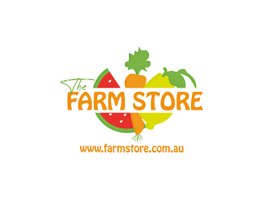 The Farm Store Branding branding logo