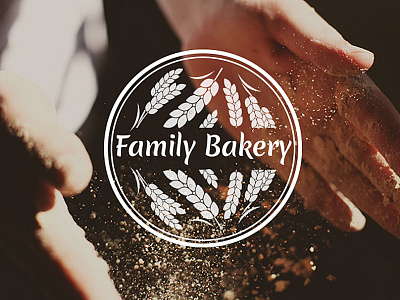 Bakery logotype branding logo typography