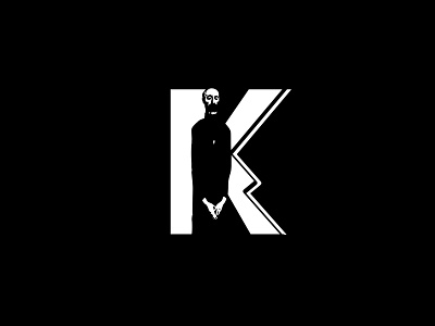 K for Komitas ararat armenia black blackandwhite dribbble graphicdesign illustration k letter k logo komitas logo masis yerevan հայաստան