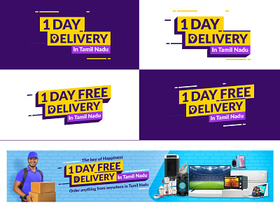 Typography 1 day delivery banner best bestdesign chavan delivery design ecommerce free free delivery graphic design product roshan slider top top10 trending typography website website banner