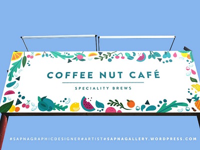 Coffee But Cafe Billboard design - Grand Baie advertising cafe billboard