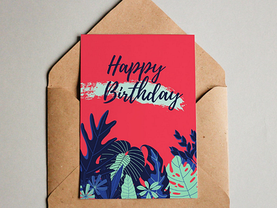 Birthday card design advertising artist birthday card card corporate creative design graphic design graphic designer logo mauritius