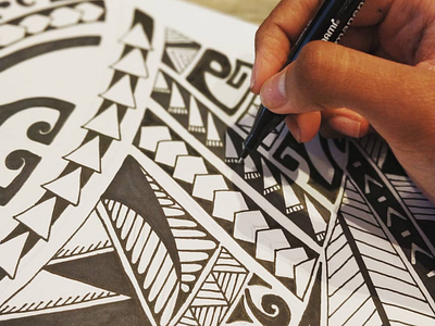 Maori tattoo design artist creative design detail doodle hand drawn mandala maori tattoo