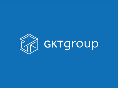 GKT Group logo brand design branding corporate design flat illustrator lettering linear logo logo logo design logotype vector