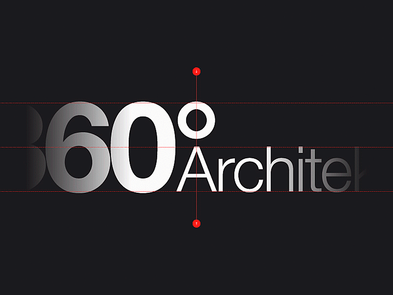 360 Grad Architektur – Corporate Design branding corporate design design grid helvetica logo logodesign minimalist print stationary typography