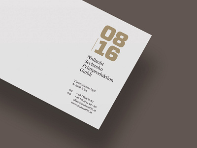 08/16 Corporate Design –> Compliment Card brand identity branding clean corporate design design graphicdesign illustration logo logodesign minimalist print typography vector