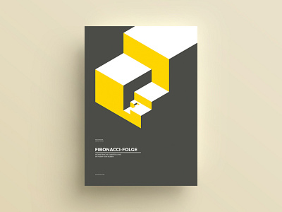 Poster Series 01 / Mathematics clean design fibonacci illustration minimalism minimalist poster poster design print vector