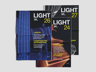 XAL Light Magazine Redesign artdirection branding company editorial editorial design graphicdesign layout magazine modern photography typography