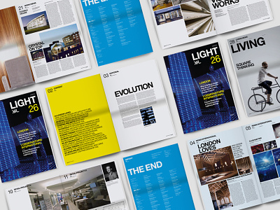 XAL Light Magazine Redesign artdirection branding company editorial editorial design editorial layout graphicdesign layout magazine modern photography typography
