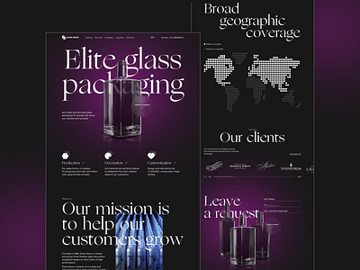 Glass Decor | Redesign concept design glassmorphism ui ux web