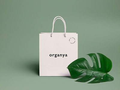 Organya cosmetics brand identity branding graphic design logo minimal packaging