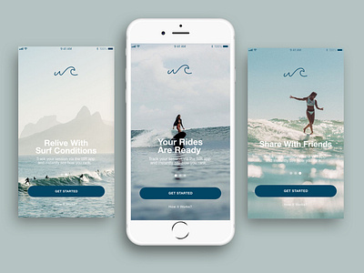 Wave Rider app mockup