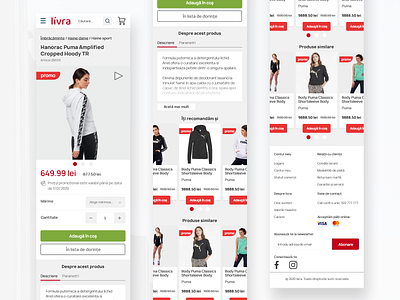 Livra - Product page mobile