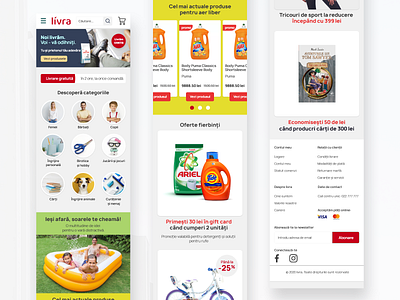 Livra - Index mobile design e commerce website ui ux ux ui web website website design