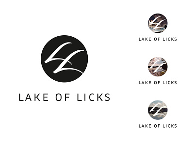 Lake of Licks Bandlogo band branding design for music logo logodesign music typography vector