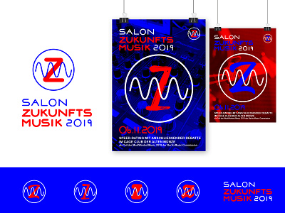 Zukunftsmusik branding design for music event branding event flyer eventbranding flyerdesign logo logodesign music poster posterdesign typography vector