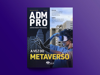 ADM PRO 403 branding cover design graphic design magazine photoshop
