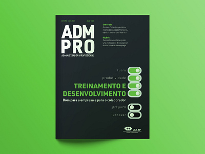ADM PRO 404 branding cover design identity illustrator magazine