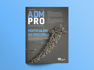 ADM PRO 405 branding cover design magazine