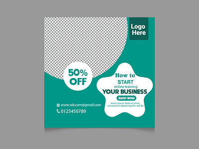 Social Media Post Design banner design branding business card design design graphic design illustration logo logo design logo design. creative logo
