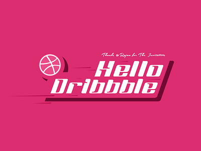 Hello Dribbble by Wei