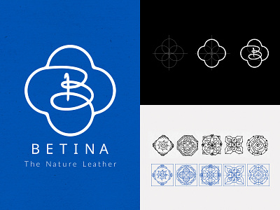 Betina Logo Design branding cork eco-friendly guide logo materials patterns portugal product tile