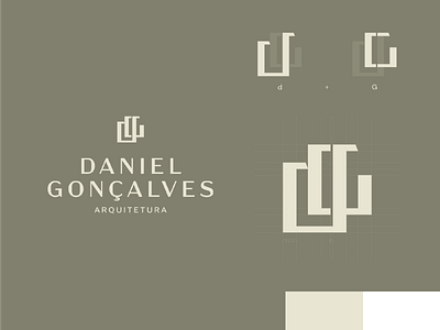 Daniel Gonçalves | arquitetura abstract architect architecture arquitetura brand branding construction interior design interior designer logo minimalism minimalist realtor real estate symbol