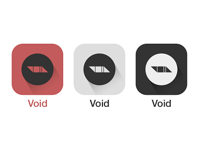 Void Animation Studio Icon design flat flat design icon long shadow void void animation