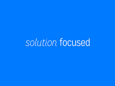 Solution Focused