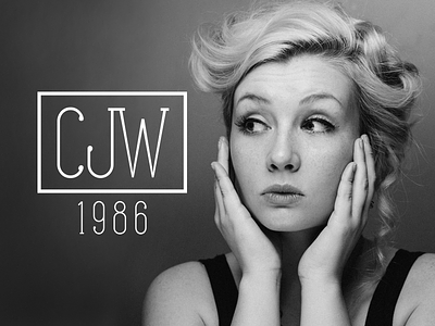 CJW Photography #2 1986 brand cjw icon ligature logo monogram photography