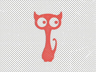 Red Bad Cat apparel bad bad cat bad cat apparel halftone halftone pattern pattern risograph scratched vintage