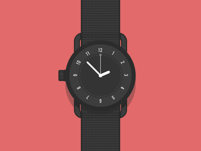 No. 1 Watch [animated][css] animated clock css watch