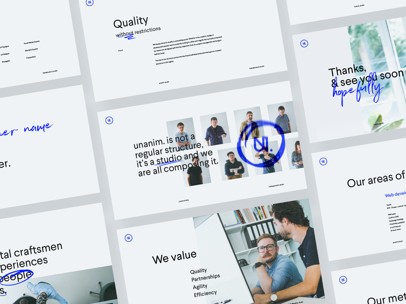 unanim.studio is live. belgium branding design digital guideline guidelines studio webdesign website