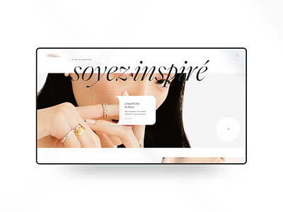 B J X - Lost Project hover effect hover state jewel jewelry lookbook luxury webdesign