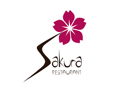 Logo Design - Sakura Restaurant art design design art graphic graphic design graphicdesign illustration logo logo collection logodesign portfolio design restaurant