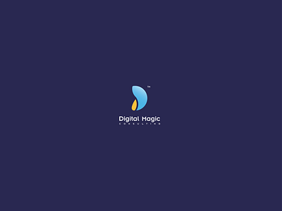 D logo / Digital Magic adobe illustrator branding design logo vector