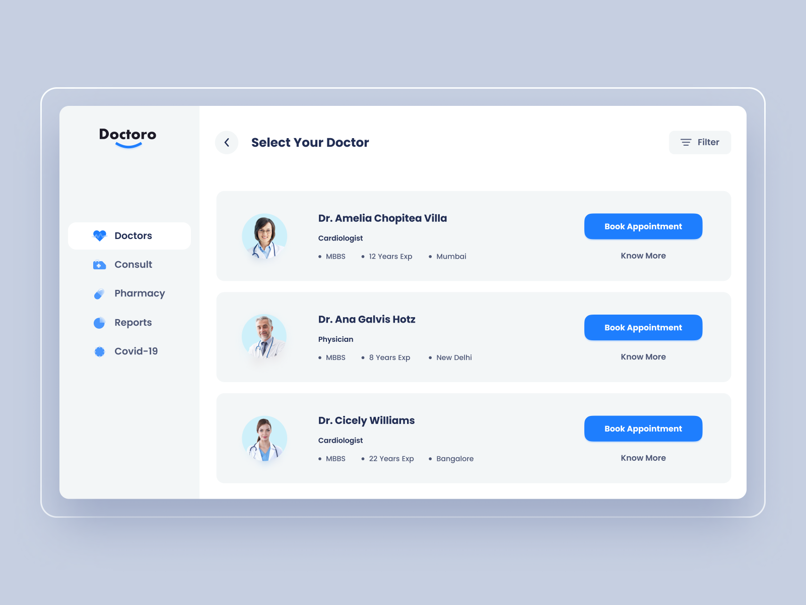 Book Appointment App by Shubham Chaurasia on Dribbble