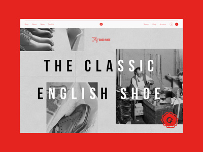 Grenson Landing Page | Shoes Collection Editorial craft design e-comerce e-shop ecomerce editorial product design shoes shop typography ui ux web webdesign website