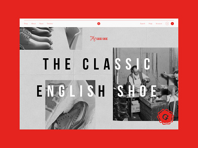 Grenson Landing Page | Shoes Collection Editorial craft design e comerce e shop ecomerce editorial product design shoes shop typography ui ux web webdesign website