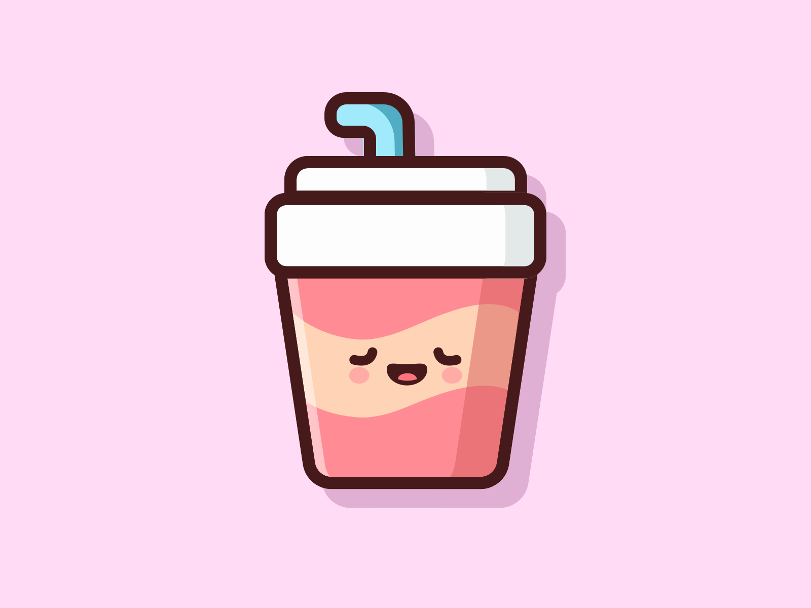 Paper Cup Soft Drink Illustration by Jennifer Myers on Dribbble